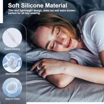 12 Pack Silicone Ring Cover for Oura Ring Compatibility