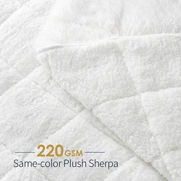 Mr. Sandman Faux Fur Weighted Blanket for Cozy Sleep