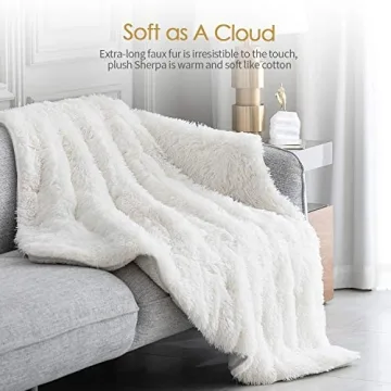 Mr. Sandman Faux Fur Weighted Blanket for Cozy Sleep