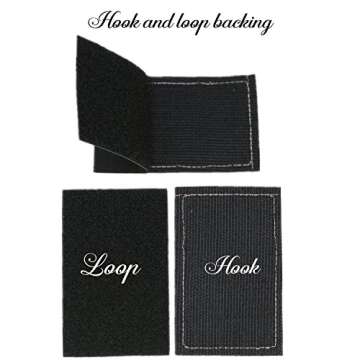 Prohouse Tactical USA Flag Patch Set - 2 Pieces - Black & Gray