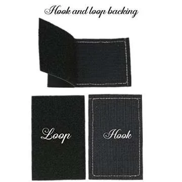 Prohouse Tactical USA Flag Patch Set - 2 Pieces - Black & Gray