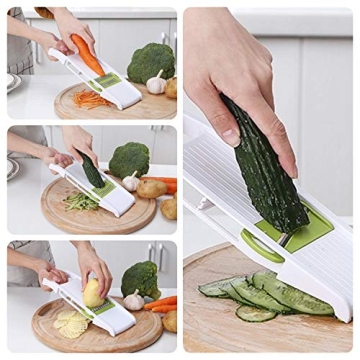 NACOLUS 5-in-1 Mandoline Vegetable Slicer for Easy Prep