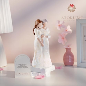Storieme Gifts for Mom from Daughter: Unique Mom Christmas Birthday Gift Daughter Gifts from Mom Mother of The Bride Gifts Mother Daughter Statue