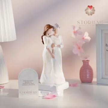 Storieme Gifts for Mom from Daughter: Unique Mom Christmas Birthday Gift Daughter Gifts from Mom Mother of The Bride Gifts Mother Daughter Statue