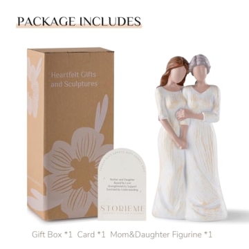 Storieme Gifts for Mom from Daughter: Unique Mom Christmas Birthday Gift Daughter Gifts from Mom Mother of The Bride Gifts Mother Daughter Statue