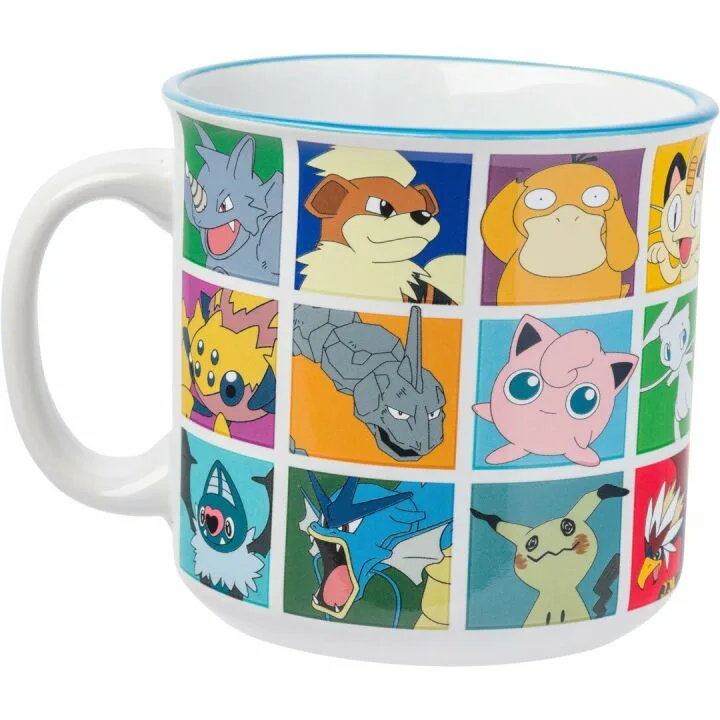 Pokémon Character Grid Ceramic Camper Mug 20oz