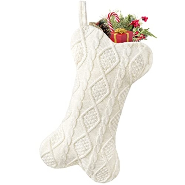 Malier Dog Christmas Stocking - Knitted Holiday Pet Decor