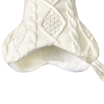 Malier Dog Christmas Stocking - Knitted Holiday Pet Decor