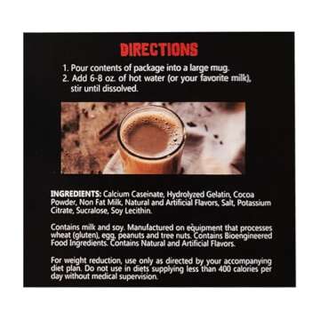 Protein Hot Chocolate Mix With 15g Protein, Low Carb