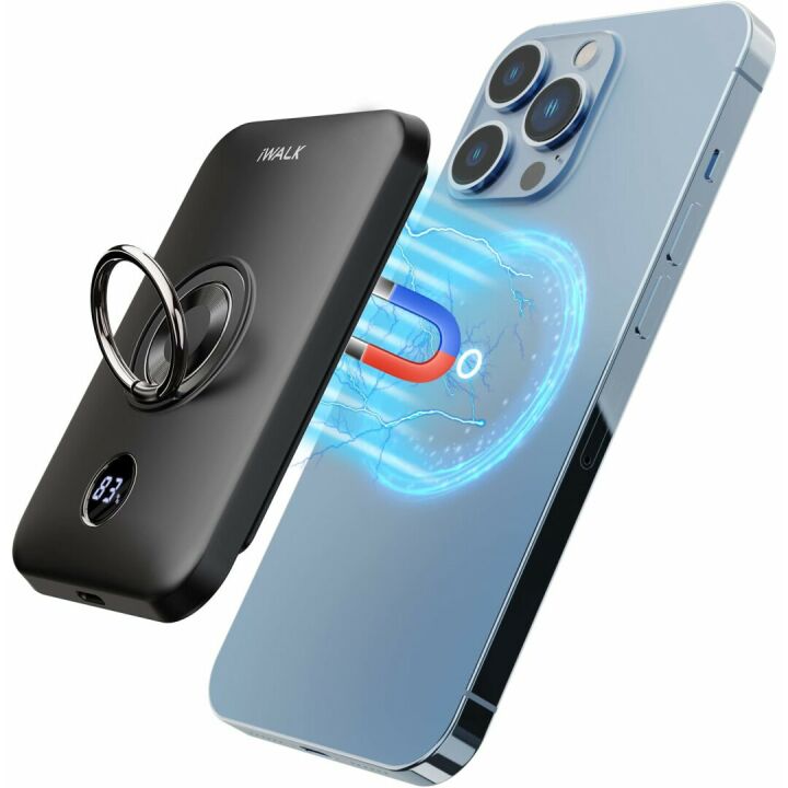 Magnetic 6000mAh Power Bank for iPhone 15/14/13/12