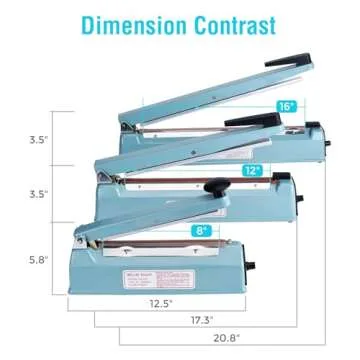 METRONIC 16-Inch Heavy Duty Impulse Sealer for All