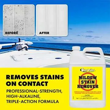 STAR BRITE Mold & Mildew Stain Remover + Cleaner – Removes Stains on Contact - 1 GAL (085600N)