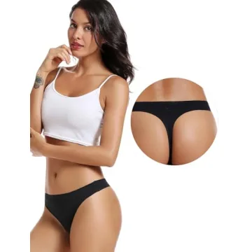 Comfortable Seamless Thongs for Women - 5-Pack