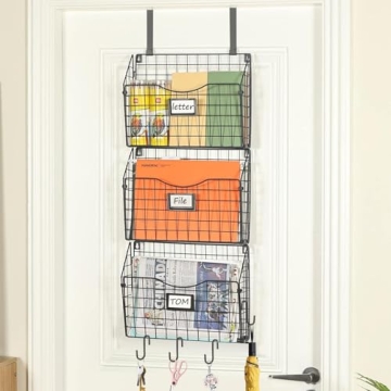 X-cosrack 3-Tier Hanging Wall Files Rack for Organizing