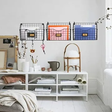 X-cosrack 3-Tier Hanging Wall Files Rack for Organizing