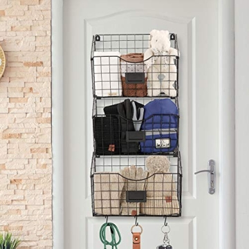 X-cosrack 3-Tier Hanging Wall Files Rack for Organizing