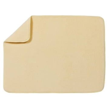 Kitchen Basics Microfiber Dish Dry Mat XL - Ultra-Absorbent & Durable 18" x 24" Cream Kitchen Counte...