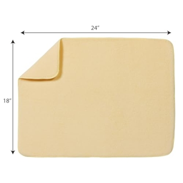 Kitchen Basics XL Microfiber Dish Drying Mat - Absorbent & Durable