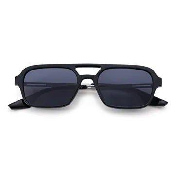 COASION Vintage 70s Aviator Sunglasses with UV400 Protection