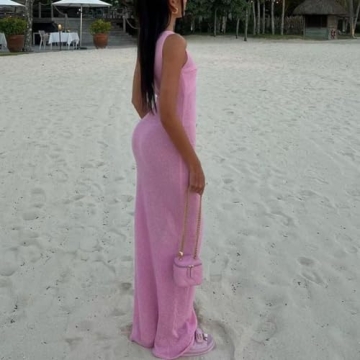 Chic LOUSEA Women's Crochet Cover Up Dress for Beach Style