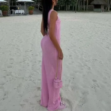 Chic LOUSEA Women's Crochet Cover Up Dress for Beach Style