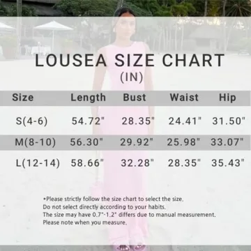 Chic LOUSEA Women's Crochet Cover Up Dress for Beach Style