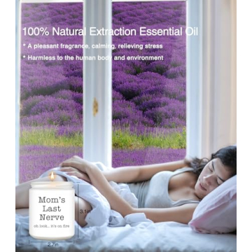 Homsovler Funny Lavender Candle for Mom Gifts