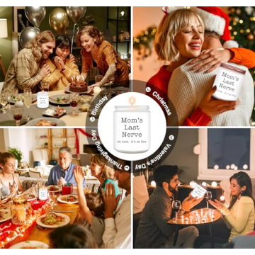 Homsovler Funny Lavender Candle for Mom Gifts