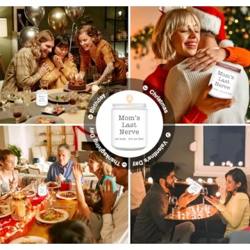 Homsovler Funny Lavender Candle for Mom Gifts