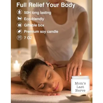 Homsovler Funny Lavender Candle for Mom Gifts