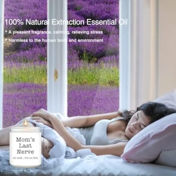 Homsovler Funny Lavender Candle for Mom Gifts