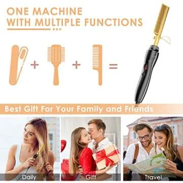 Electric Hot Comb for Effortless Hair Styling