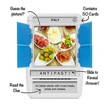 100 PICS Italy Game | Kids Games | Card Games & Fun Travel Games | Learning Resources | Card Games f...