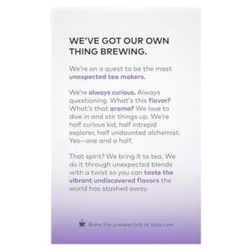 TAZO Vanilla Bean Macaron Tea Bags - Sugar-Free Delight