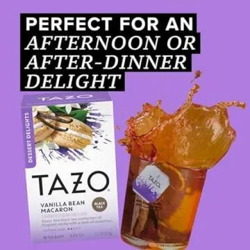 TAZO Vanilla Bean Macaron Tea Bags - Sugar-Free Delight