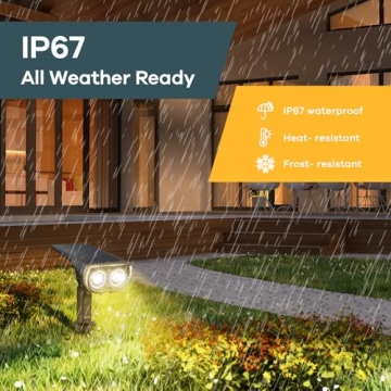 Linkind StarRayS Solar Lights Outdoor 350LM 6 Pack