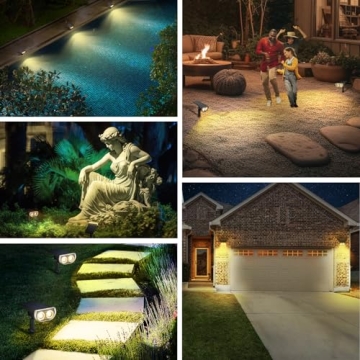 Linkind StarRayS Solar Lights Outdoor 350LM 6 Pack