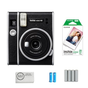 Capture Life's Moments with FUJIFILM INSTAX Mini 40 Instant Film Camera Bundle
