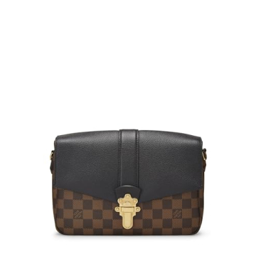 Louis Vuitton Pre-Loved Black Damier Ebene Clapton Crossbody Bag