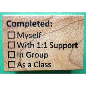 Stylish Teacher Rubber Stamp for Engaging Grading and Feedback