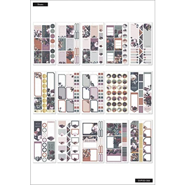 544 Floral Stickers for Planners & Crafts by The Happy Planner