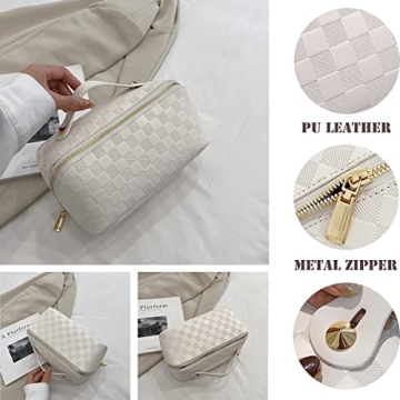 Stylish Large Makeup Organizer Bag - Katadem Travel Toiletry