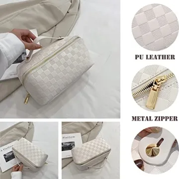 Stylish Large Makeup Organizer Bag - Katadem Travel Toiletry