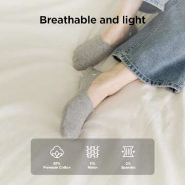 Storm Empire No Show Socks - Unisex, Comfortable & Durable