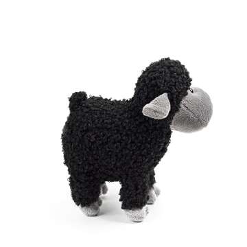 BABY FRANKIEZHOU Soft Black Lamb Plush Toy for Kids