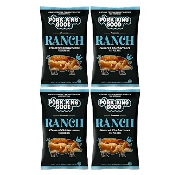 Pork King Good Ranch Pork Rinds - Keto Snack 4 Pack