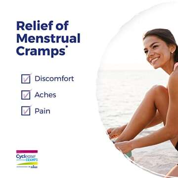 Boiron Cyclease Cramps Tablets for Relief from Menstrual Cramps, Aches, Pain, and Discomfort - 60 Co...