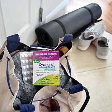 Boiron Cyclease Cramps Tablets for Relief from Menstrual Cramps, Aches, Pain, and Discomfort - 60 Count