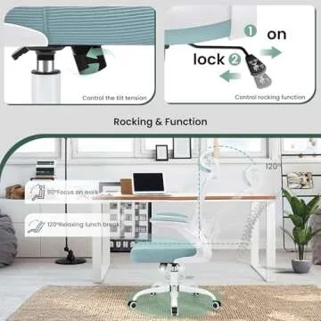 KERDOM Ergonomic Office Chair with Lumbar Support