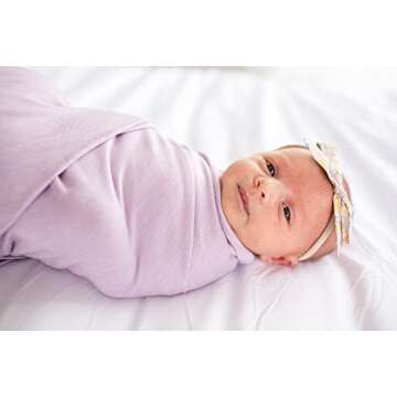 Premium Copper Pearl Baby Swaddle Blanket for Newborns